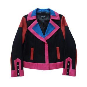 Escada Sport by Jonathan Saunders Multicolour Biker Jacket